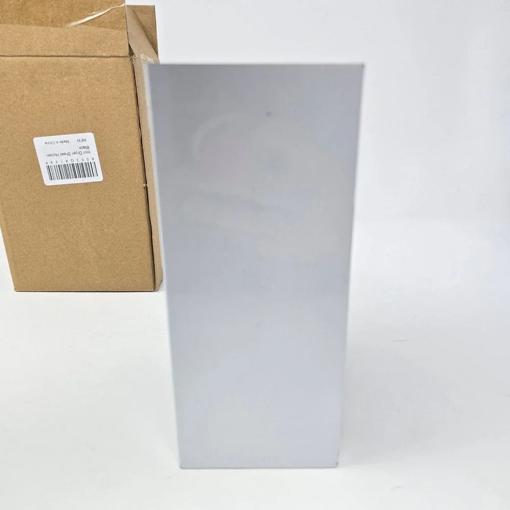 SubeKyu Magnetic Lint Bin and Dryer Sheet Holder Set White Laundry Organization